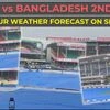 India vs Bangladesh Day 2 Kanpur weather forecast