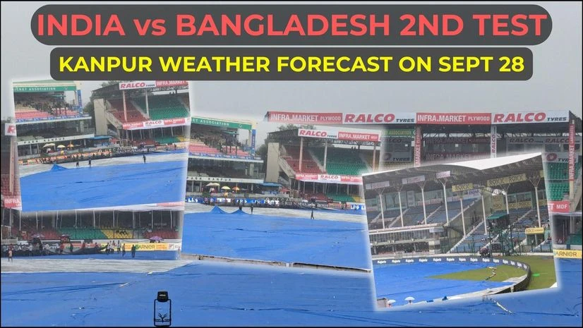Kanpur weather forecast: When does IND vs BAN 2nd Test Day 2 action begin? | News India vs Bangladesh Day 2 Kanpur weather forecast