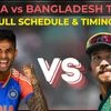 India vs Bangladesh T20 series