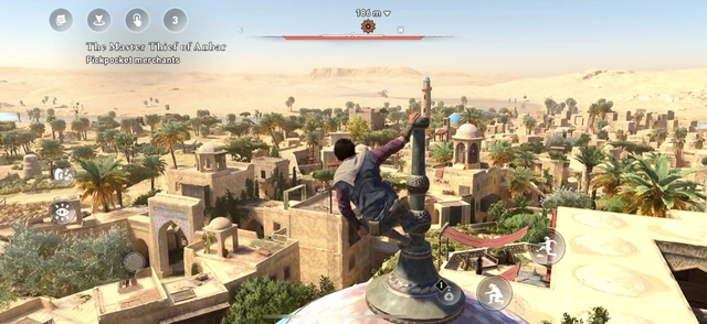 iPhone 16 Pro Max gaming review: Not console-level yet, but making strides: Technology news | Tech Reviews Assassin's Creed Mirage on iPhone 16 Pro Max