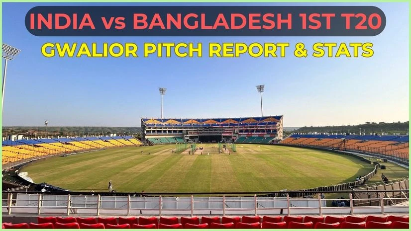IND vs BAN 1st T20: Pitch analysis and key stats at Gwalior's new venue | News India vs Bangladesh 1st T20 pitch report