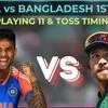 India vs Bangladesh 1st T20 Playing 11