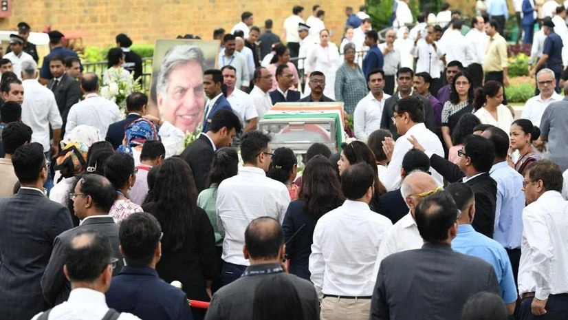 Ratan Tata gets state funeral as nation bids farewell to business tycoon | India News Ratan, Ratan Tata Funeral, NCPA lawn, Ratan Tata