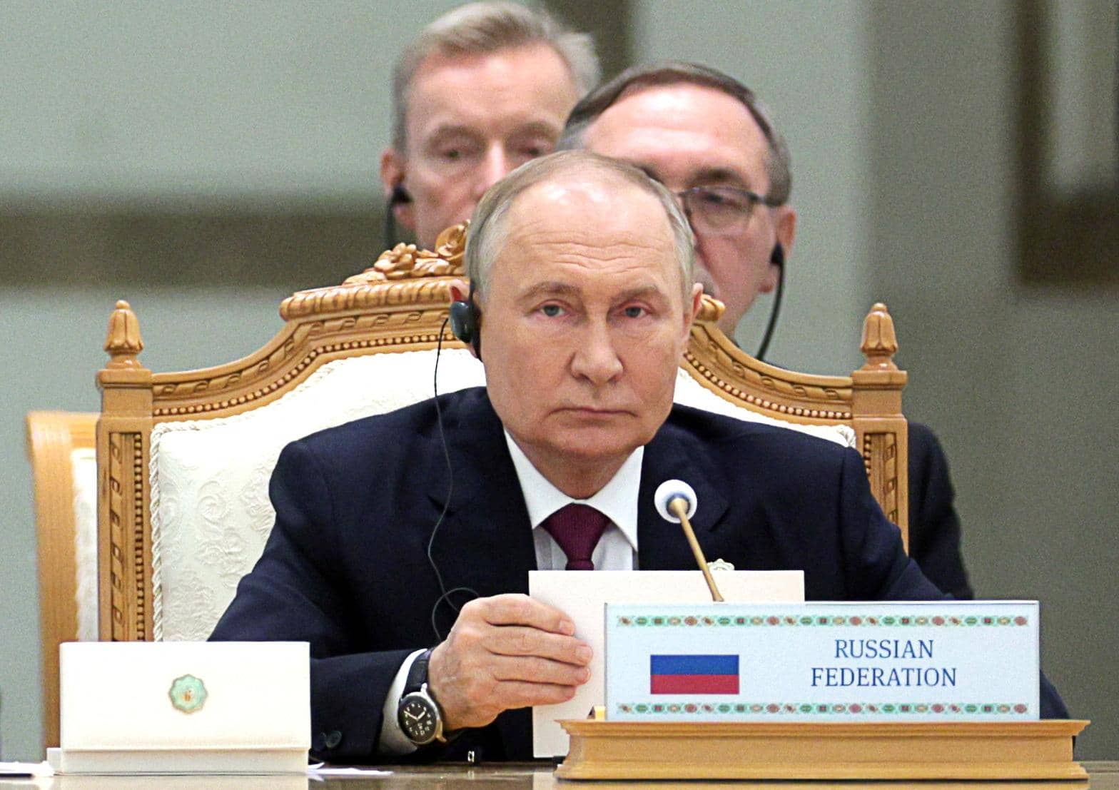 Russia holds parliamentary vote that for first time includes residents of regions Moscow annexed from Ukraine