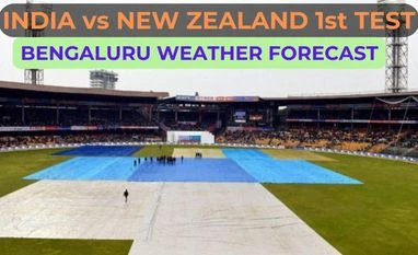 IND vs NZ, 1st Test: Bengaluru weather hourly forecast and rain prediction IND vs NZ 1st Test weather forecast