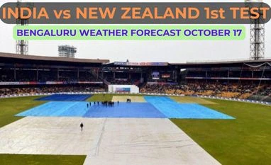 India vs New Zealand 1st Test: Bengaluru weather forecast on October 17 Bengaluru weather forecast on October 17