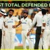 Lowest target successfully defended by India is 107 runs