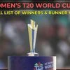ICC Women’s T20 World Cup winners and runners-up