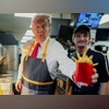 Former US President and Republican presidential nominee Donald Trump made a staged appearance at a McDonald's outlet in Feasterville, Pennsylvania, on Sunday. During the visit, he briefly worked at the fry station and handed out bags of food at the d Former US President and Republican presidential nominee Donald Trump made a staged appearance at a McDonald’s outlet in Feasterville, Pennsylvania, on Sunday. During the visit, he briefly worked at the fry station and handed out bags of food at the d