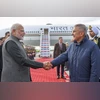 PM Modi arrives in Kazan for Brics Summit, to meet President Putin, Xi Modi, Narendra Modi, Rustam Minnikhanov,Rustam Minnikhanov, Rustam
