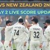 India vs New Zealand 2ns Test Day 2 live full scorecard