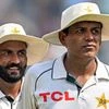 Pakistani spinners Sajid Khan and Noman Ali