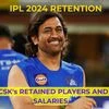 Chennai Super Kings retentions
