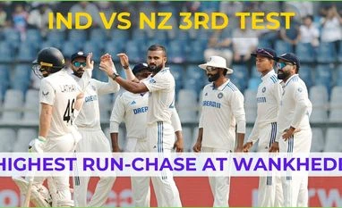 What is the highest successful run chase in Tests at Wankhede Stadium Full list of India's highest successful run chase in India in Test cricket history