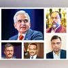 Views shared by (clockwise from top left) RBI Guv Shaktikanta Das, Irdai Chairperson Debasish Panda, RBI DG T Rabi Sankar, Sebi Whole-Time Member Ananth N Gopalakrishnan, and CEA V Anantha Nageswaran will be in focus during the 3-day mega summit Views shared by (clockwise from top left) RBI Guv Shaktikanta Das, Irdai Chairperson Debasish Panda, RBI DG T Rabi Sankar, Sebi Whole-Time Member Ananth N Gopalakrishnan, and CEA V Anantha Nageswaran will be in focus during the 3-day mega summit