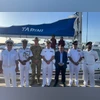Indian Naval Sailing Vessel 'Tarini' arrives in Australia on its first stop Tarini, Indian Naval Sailing Vessel (INSV) Tarini