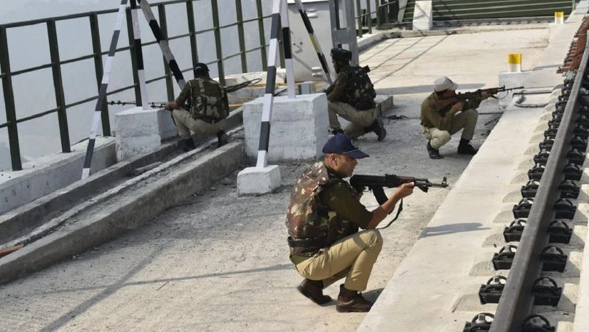 security forces, rail bridge security forces, rail bridge