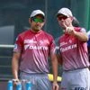 Gautam Gambhir and Ricky Ponting