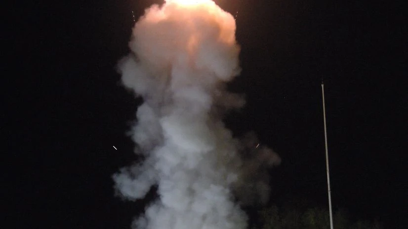 Indian hypersonic missile test Defence Research and Development Organisation (DRDO) conducted a successful flight-trial of India’s first long-range hypersonic missile from Dr APJ Abdul Kalam Island off the coast of Odisha late on November 16, 2024. Image: PIB