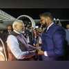 PM Modi proposes 7 'key pillars' to boost ties between India, CARICOM Modi, Narendra Modi, Mohamed Irfaan Ali, Mohamed Irfaan, Guyana President
