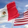 Mexico US, US-Mexico flag
