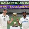 India vs Australia 1st Test Playing 11