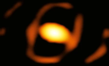 For the first time ever, scientists capture image of star in another galaxy Image of the star WOH G64 taken by the VLTI