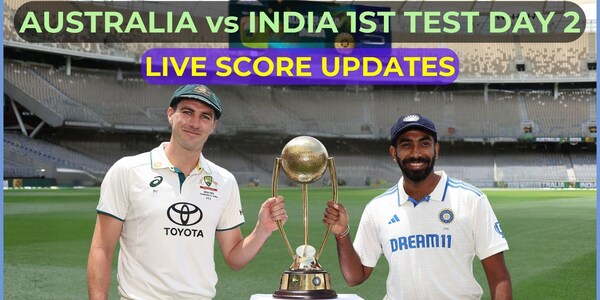 India vs Australia LIVE SCORE UPDATES 1st Test Day 2: Bumrah's men aim to get Aussies out early