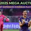 Most expensive overseas players in IPL 2025 auction