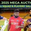IPL 2025: Full squad of all 10 teams and players' salary
