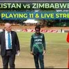 Pakistan vs Zimbabwe live streaming today