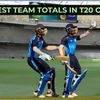 Highest team totals in T20 cricket