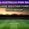 India vs Australia 2nd Test weather forecast and Adelaide Pitch report