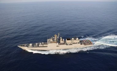 INS Teg, Talwar-class frigate, Indian Navy INS Teg, the fourth Talwar-class frigate constructed for the Indian Navy, at sea. Image credit: Wikimedia Commons (Author: Indian Navy)