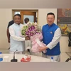 Simon Wong, Singapore High Commissioner with Odisha CM Majhi Simon Wong, Singapore High Commissioner with Odisha CM Majhi