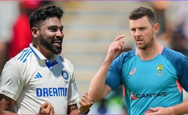 Mohammed Siraj and Josh Hazlewood Mohammed Siraj and Josh Hazlewood