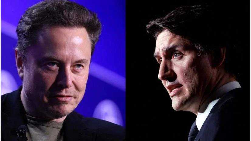 Elon Musk, Justin Trudeau Elon Musk, Justin Trudeau