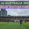 India vs Australia 3rd Test Day 1 Brisbane weather updates