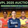 WPL 2025 remaining slots of the teams