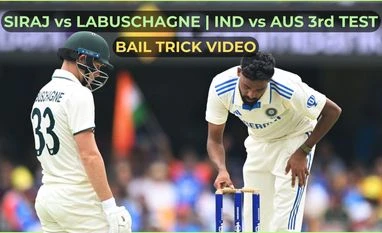 IND vs AUS 3rd Test: Watch Siraj's bail antics led to Labuschagne's wicket Siraj vs Labuschagne controversy on Day 2 of India vs Australia 3rd Test