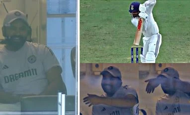 IND vs AUS: Watch Rohit mimics Akash's shot during tense follow-on moment India vs Australia 3rd Test Day 4 key moments