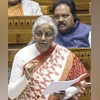 New Delhi: Union Finance Minister Nirmala Sitharaman speaks in the Lok Sabha during the Winter session of Parliament, in New Delhi, Tuesday, Dec 17, 2024 (PTI Photo)