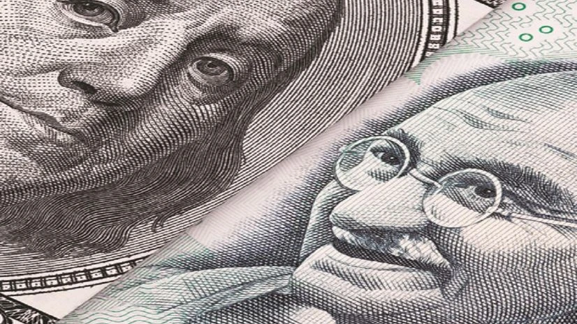 Rupee vs $ Rupee vs $