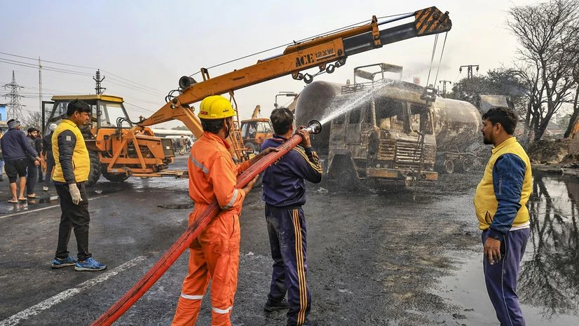 Jaipur Fire, Truck Fire Jaipur Fire, Truck Fire