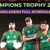 Champions Trophy 2025 Bangladesh Schedule, live telecast and live streaming details