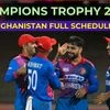 Champions Trophy 2025 Afghanistan Schedule, live telecast and live streaming details