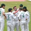 Proteas celebrating wickets vs Pakistan