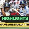 India vs Australia 4th Test Day 2 highlights