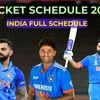 Indian cricket team's full schedule for 2025