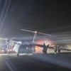 Video: Air Canada plane catches fire during touchdown, skids off runway